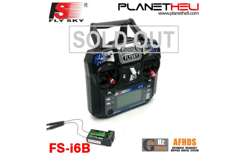 FlySky FS-i6 2.4G 6CH AFHDS RC Transmitter With FS-iA6B Receiver